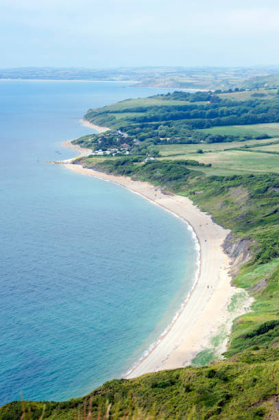 istock Sandy beach, Osmington Mills, Ringstead Bay, Jurassic Coast, Dorset, England 1250625002