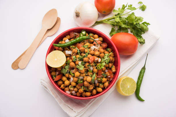 istock Black Chickpea Chaat or Kala Chana Chat recipe 1250626155