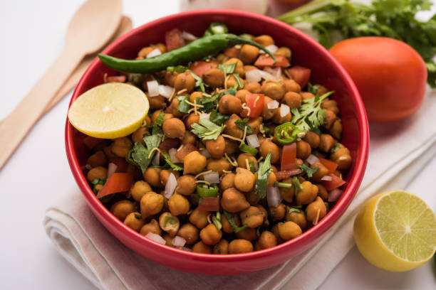 istock Black Chickpea Chaat or Kala Chana Chat recipe 1250626206