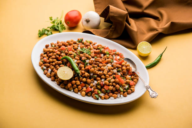 istock Black Chickpea Chaat or Kala Chana Chat recipe 1250626576