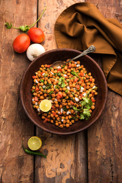 istock Black Chickpea Chaat or Kala Chana Chat recipe 1250627846