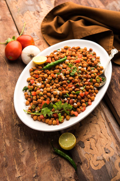 istock Black Chickpea Chaat or Kala Chana Chat recipe 1250627897