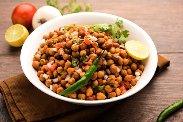 istock Black Chickpea Chaat or Kala Chana Chat recipe 1250627966