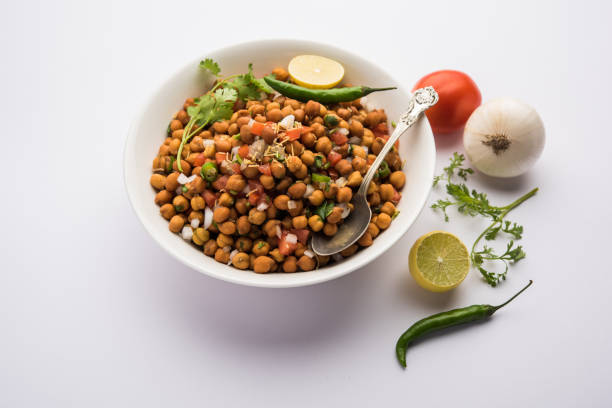 istock Black Chickpea Chaat or Kala Chana Chat recipe 1250628101