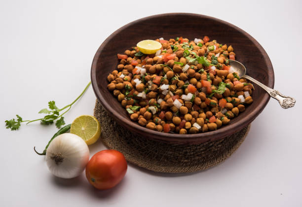 istock Black Chickpea Chaat or Kala Chana Chat recipe 1250628574