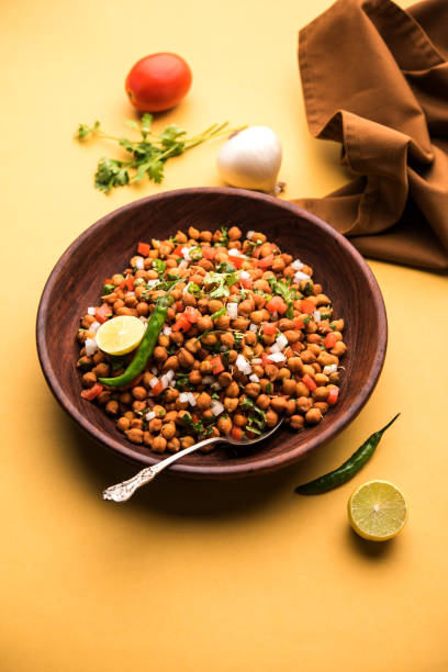 istock Black Chickpea Chaat or Kala Chana Chat recipe 1250629261