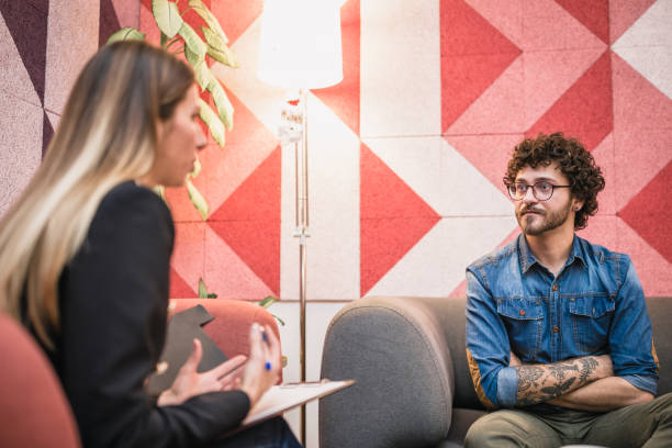 istock On a meeting with a therapist 1250629439