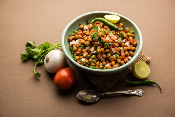 istock Black Chickpea Chaat or Kala Chana Chat recipe 1250629670