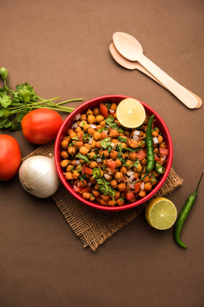 istock Black Chickpea Chaat or Kala Chana Chat recipe 1250629829
