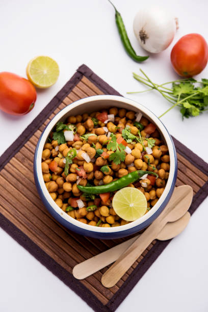 istock Black Chickpea Chaat or Kala Chana Chat recipe 1250631322