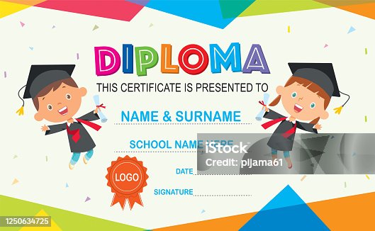 istock Kids Diploma 1250634725