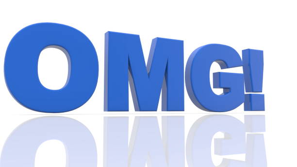 istock OMG concept in blue color 1250639941