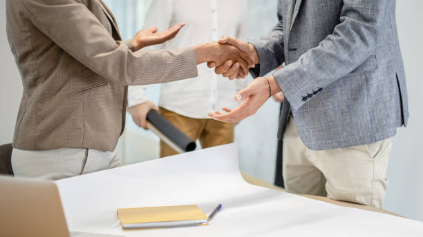 istock Business team working on a project, close up 1250642755