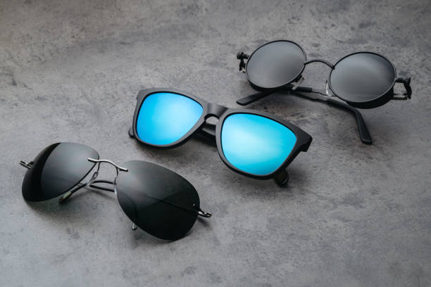 istock Different assortment of sunglasses in optical store 1250645933