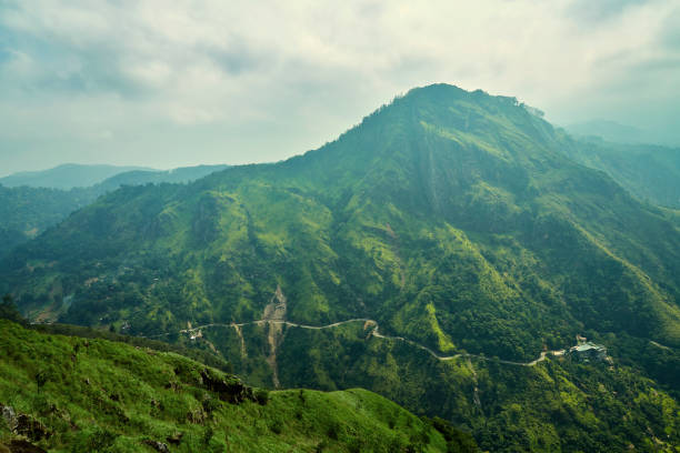Sri Lanka, Little Adam Pick, Mountain landscape.