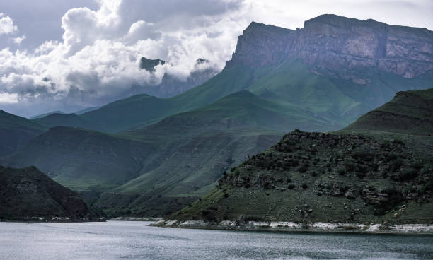 istock Lake in the mountains against the sky 1250653610