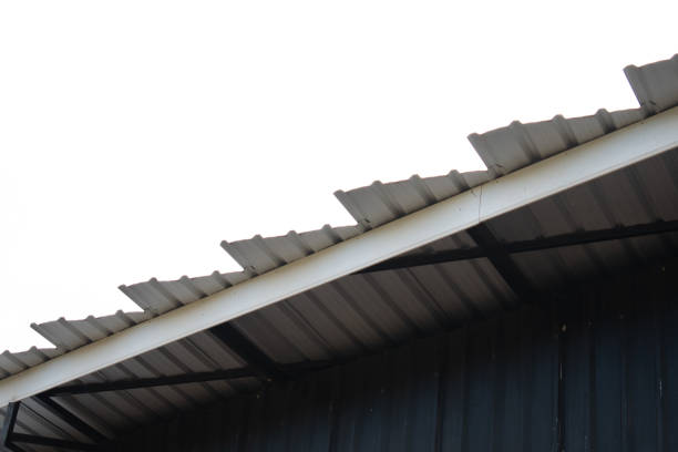 istock old rusty metal roof with white bright background 1250662735