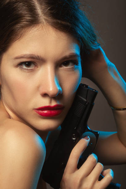 istock beautiful armed woman 1250680929