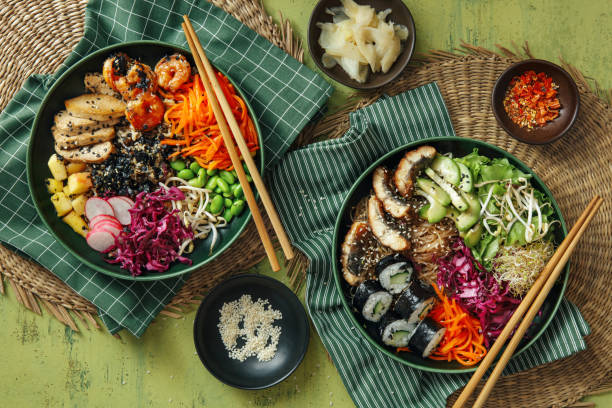 istock Homemade Poke Bowls 1250682026