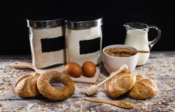 istock Baking healthy and organic groceries on the kitchen table 1250682040