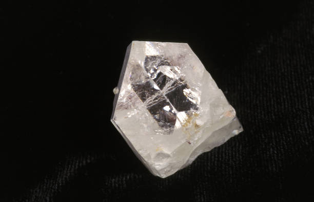 istock Apophyllite Stone against Black Background 1250684822