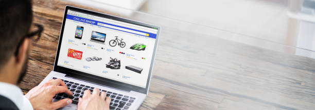 istock Online Shop Or Store On Laptop 1250689966