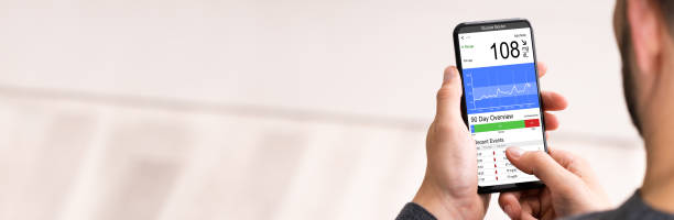istock Continuous Glucose Monitor App 1250690550