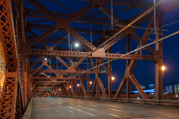 istock Steel bridge in Portland 1250692343