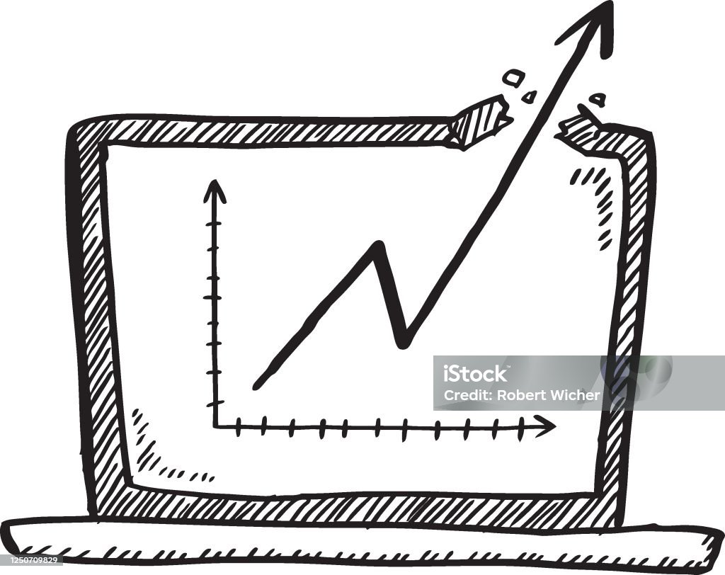 Ilustración de Doodle Estilo Dibujo Animado De Notebook Con Gráfico De Datos Saliendo Del Monitor y más Vectores Libres de Derechos de Blanco - Color - iStock Ilustración de Doodle Estilo Dibujo Animado De Notebook Con Gráfico De Datos Saliendo Del Monitor y más Vectores Libres de Derechos de Blanco - Color - iStock