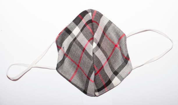 istock Handmade Tartan Face Mask 1250713351