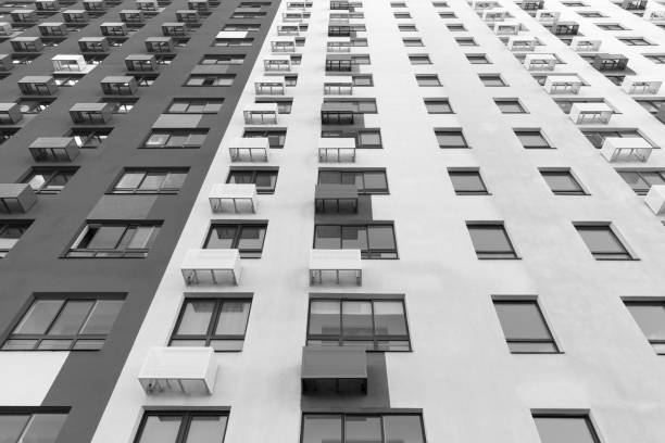 istock Multistorey concrete apartment 1250715057