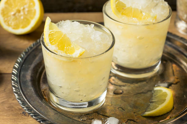 istock Boozy Lemon Whiskey Smash Cocktail 1250716212