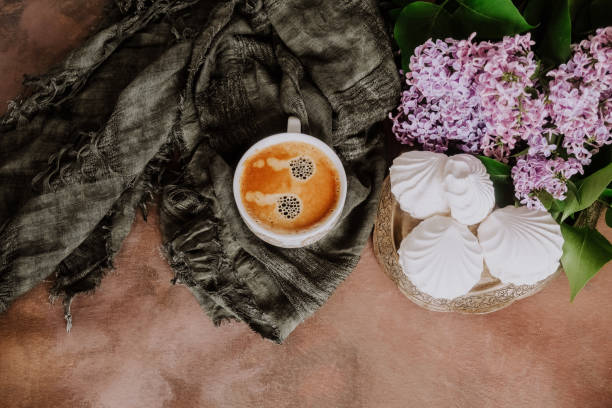 istock Romantic morning breakfast concept. Coffee time. 1250718011