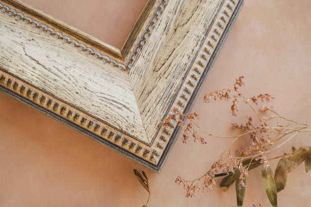 istock Sample of decorative picture frames. Frame shop concept. 1250719324