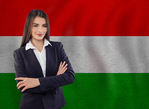 Young woman ready for business or learn language