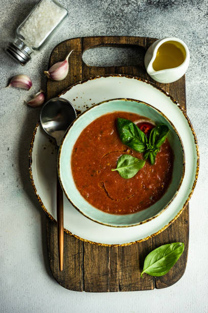 istock Traditional spanish soup gazpacho 1250728458
