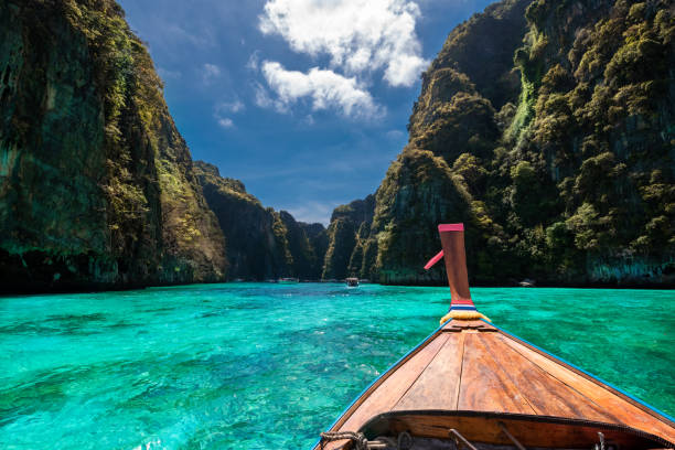istock Boat on Andaman sea in Thailand 1250734067