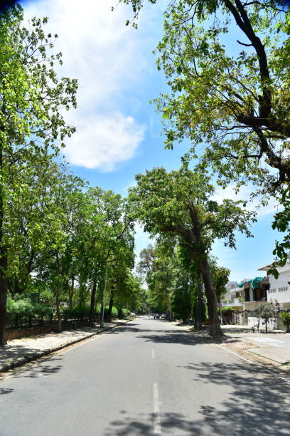 istock Empty roads at the time of pendimic 1250734750