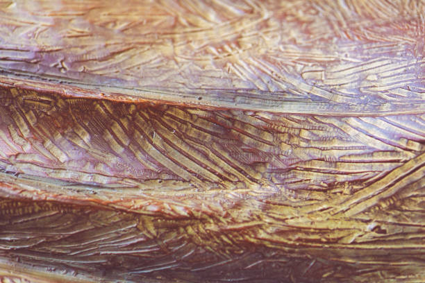Background Texture Natural Organic Material Hammered Distressed and Sculptured (Shot with Canon 5DS 50.6mp photos professionally retouched - Lightroom / Photoshop - original size 5792 x 8688 downsampled as needed for clarity and select focus used for dramatic effect)