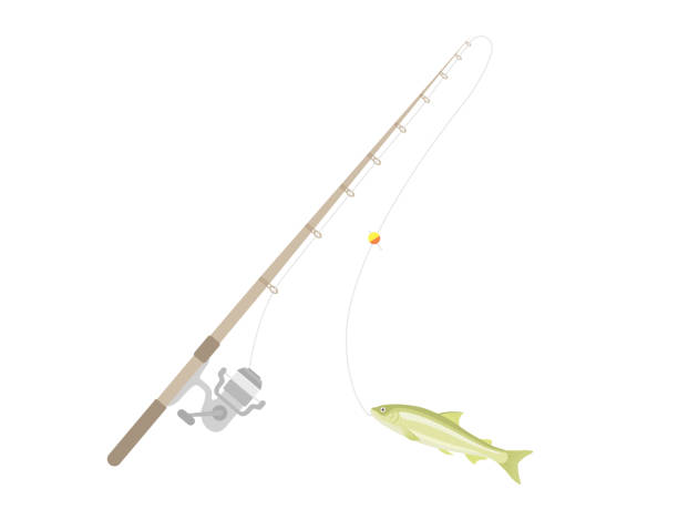 istock Illustration of fishing. 1250800746