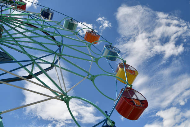 istock Ferris wheel in the summer Park. 1250831223