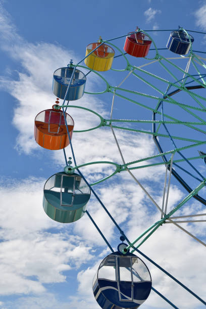 istock Ferris wheel in the summer Park. 1250838284