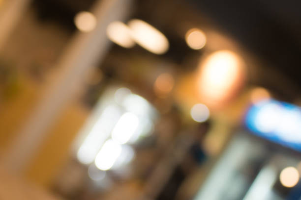 istock Blurred of restaurant interior  abstract background. 1250846509