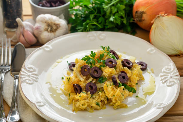 istock A delicious dish of shredded cod with potato straw. 1250892782