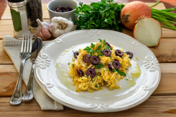 istock A delicious dish of shredded cod with potato straw. 1250892828