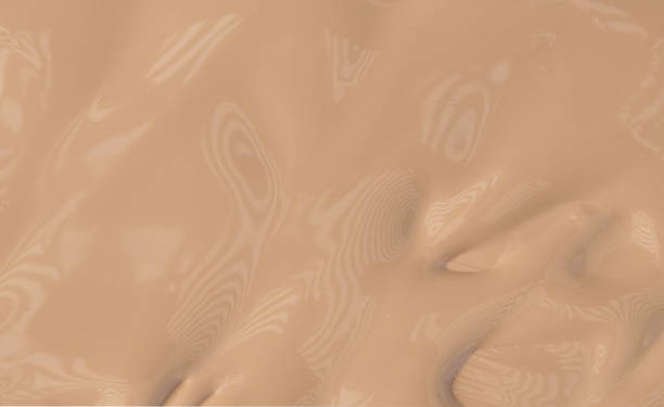 istock Smeared liquid Foundation isolated on white background, make-up concept, texture 1250894980