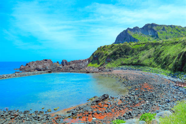 istock View of the volcanic beach 1250904779