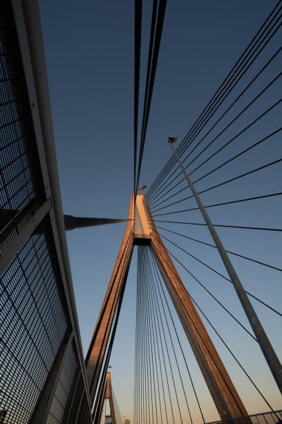 istock The cables of a suspended bridge 1250906270