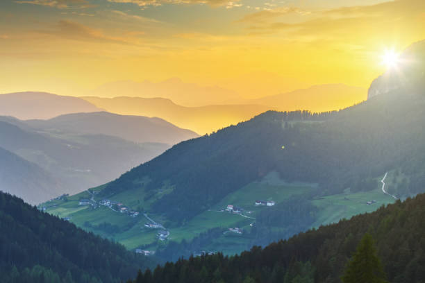 istock Sunset in the mountains 1250911944