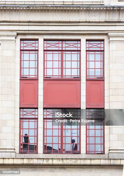 Art Deco Window Stock Photo - Download Image Now - Art, Brixton, Modern